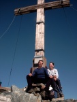 Heidi und ich auf dem Silvrettahorn 3244m