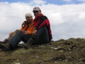 Anna und Ich auf der Cima Verde 2102m.