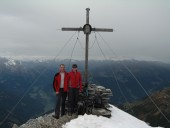 Petra und Ich auf dem Brandberger Kolm 2700m.