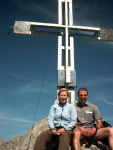 Anna und Ich auf der Vorderen Brandjochspitze 2559m