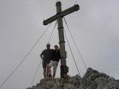 Eva und Ich auf der Braunarlspitze 2649m.