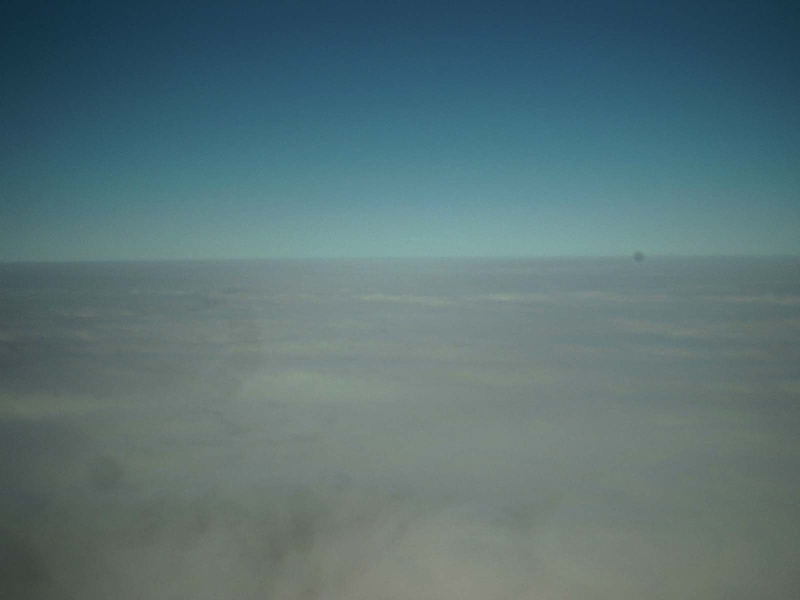 Fantastisches Nebelmeer Richtung Norden (Deutschland ;-) )