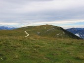 Blick von Bivio di M. Castelberto nach Norden zum Monte Castelberto.