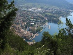 Blick auf Riva am Gardasee