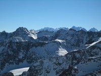 Und wieder kann ich wunderbaren Blick in die Berninagruppe genie&szlig;en!