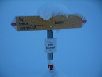 Hier erkennt man wunderbar wie eisig kalt es auf der Alpe Diestal ist.