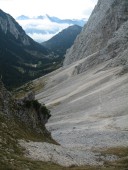 Blick aus der Gelben Scharte nach Norden ins Reintal.