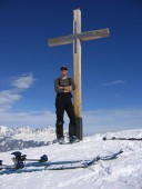 Ich am ersten Gipfel dem Garmil 2003m.