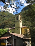Das Castelletto oberhalb von Melano.