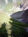 Schaut hier nicht steil aus, aber in Natura!! Hui hui.