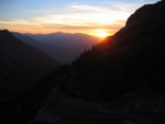 Blick nach Westen durch das Fallenbachtal nach Oberstdorf.