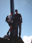 Heidi und Ich auf der Zamangspitze 2387m