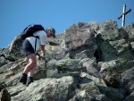 Beim Abstieg von der Scheimerschspitze