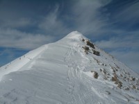 Nur noch wenige Meter &uuml;ber Ostgrat hinauf zum Gipfel.