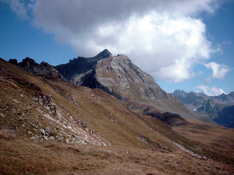 Blick zur Madererspitze