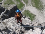 Beeindruckender Tiefblick ins Scharnitzkar!