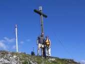 Emi und Ich auf dem Ampferstein 2556m.