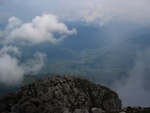 Blick vom Maurer Kopf nach Norden auf Olang im Pustertal.