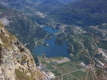 Wunderbarer Tiefblick zum Lago di Toblino
