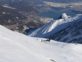 Blick auf die wunderbar gelegene Alp di Marnotto.