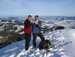 Wieder einmal gemeinsam am Gipfel, dem Obersehrenkopf 1765m