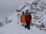 Anna und Ich auf der Omeshorngipfelscharte auf ca. 2515m