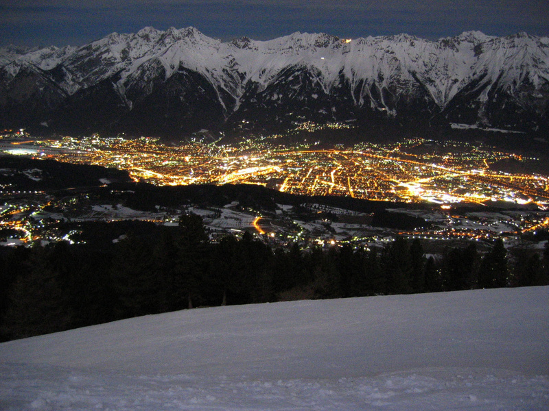 Blick auf Innsbruck! Einfach genial.