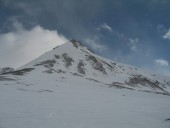 Blick vom Piotjoch zum nordwestl. vorgelagerten Gipfel des Piz Piot.