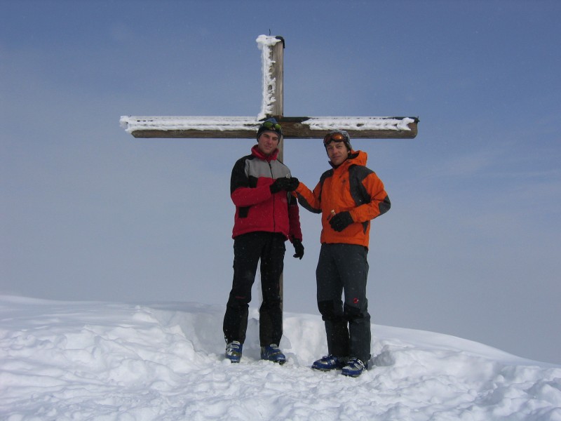 Volker und Ich auf der Rautispitz 2283m.