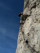 Mittlerweile hat der Klettersteig sehr an Schwierigkeit zugenommen, voll genial!