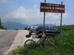 Dieses mal mit dem Bike auf der Bocchetta di Campiglia 1216m. Hab ja dort vor 3 Wochen schon campiert!