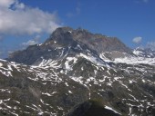 Blick vom Gipfel zur Roten Wand