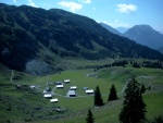 Blick auf die Alpe Laguz
