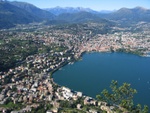 Blick auf Lugano.