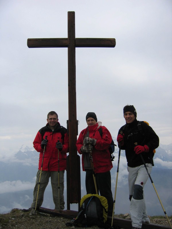 Robert, Andreas und Volker auf der Schellschlicht 2053m