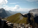 Blick Richtung Westen auf die Schwarze Scharte