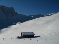 Traumhafte Winterlandschaft auf H&ouml;he der Alpe Pi&auml;netsch.