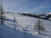 Die flache Querung am Tresdorfer Feld.