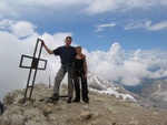 Anna und Ich auf der Tofana di Mezzo II 3244m