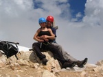 Anna und Ich auf der Tofana di Dentro III 3238m