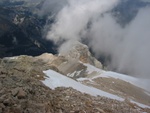 Blick auf den Nordgipfelgrat der Tofana di Dentro III