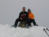 Anna und Ich auf dem Valserhorn 2885m (CH)