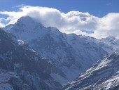 Piz Tambo endlich aus den Wolken!