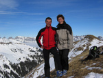 Conny und Ich am Goggelchopf 2162m