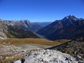 Blick nach Osten ins Stanzertal.