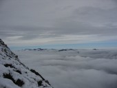 Super Blick nach Nordwesten zur Wetterscheide.