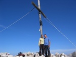 Anna und Ich bei noch herrlichem Wetter am Scheffauer Kaiser 2111m.