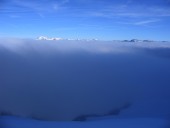 So, ein erster Blick auf das gigantische Nebelmeer.