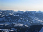 Blick nach Osten, mitte hinten das Nebelhorn